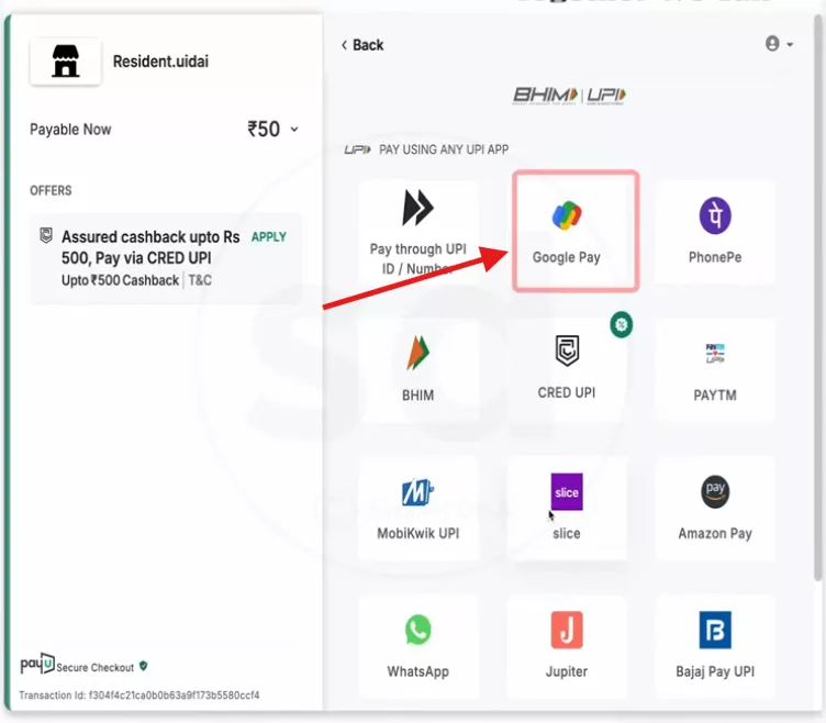 order pvc aadhaar card