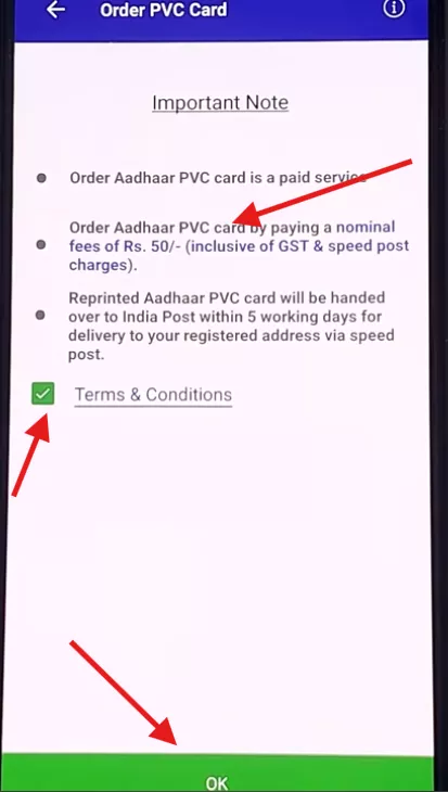pvc aadhar card kaise order karte hain